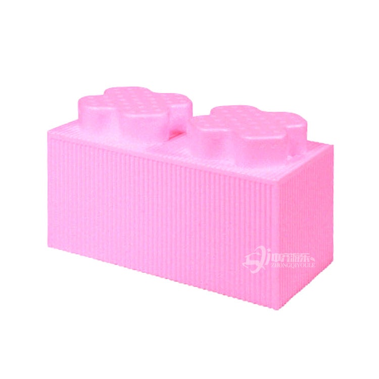 Amusement Park Building Blocks Large Shopping Mall Playground Castle Fence Toy Epp Foam Building Blocks Brick Building Blocks Large Particles - Image 1